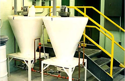 dry chemical feeder